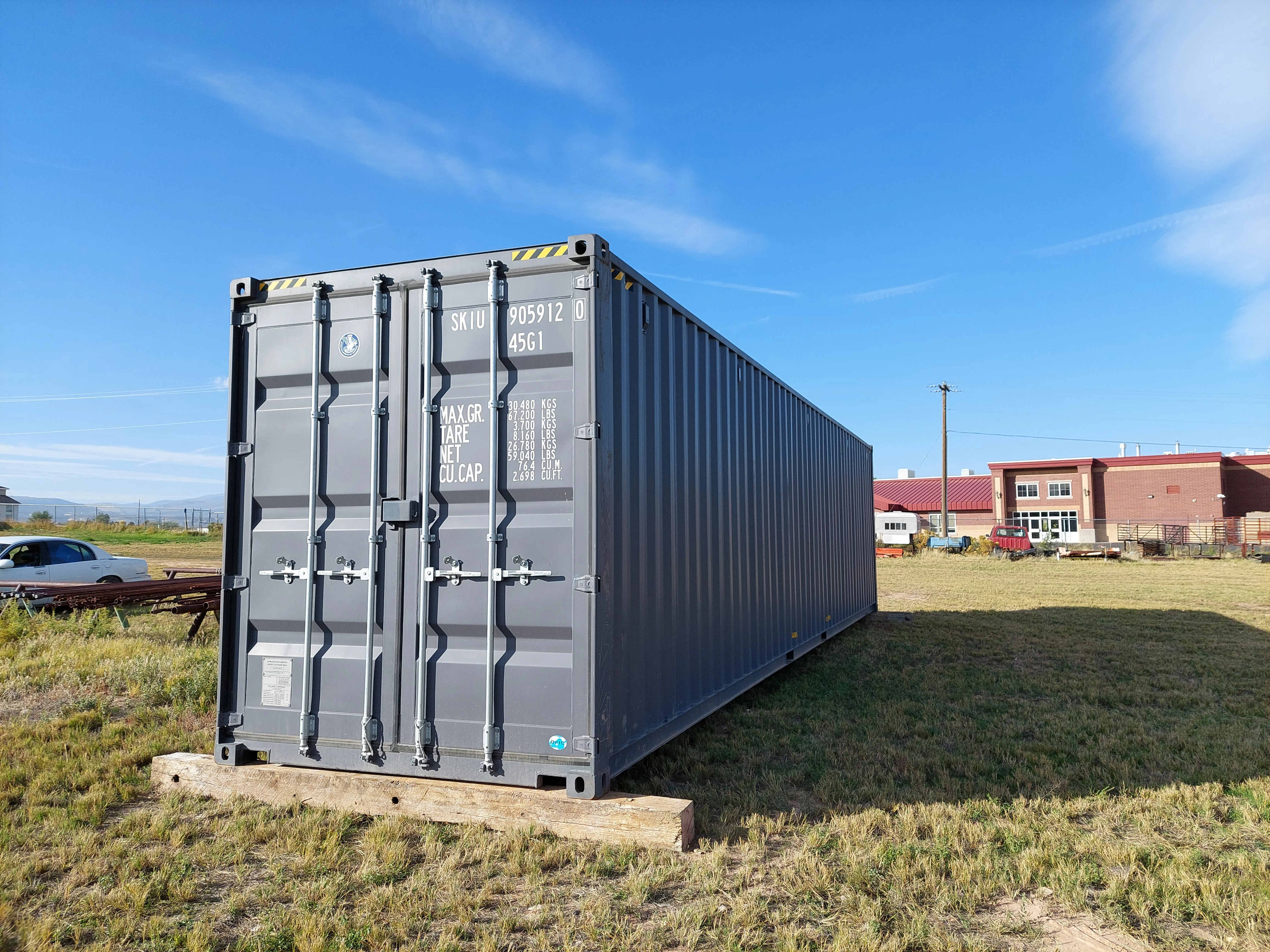 Steel shipping containers at Fort Knox Self Storage Vernal