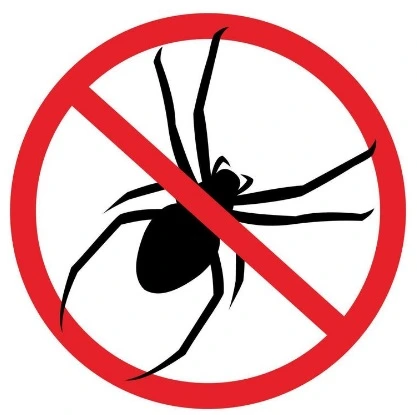 Spider-proof storage containers
